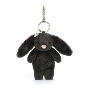 New Jellycat Bashful Bunny Inky Bag Charm